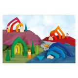 Goki Wooden stavební bloky čtyři roční období, 25DLG.