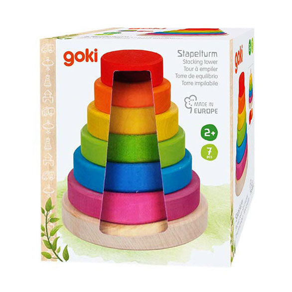 Torre de apilamiento de madera Goki, 7dlg.