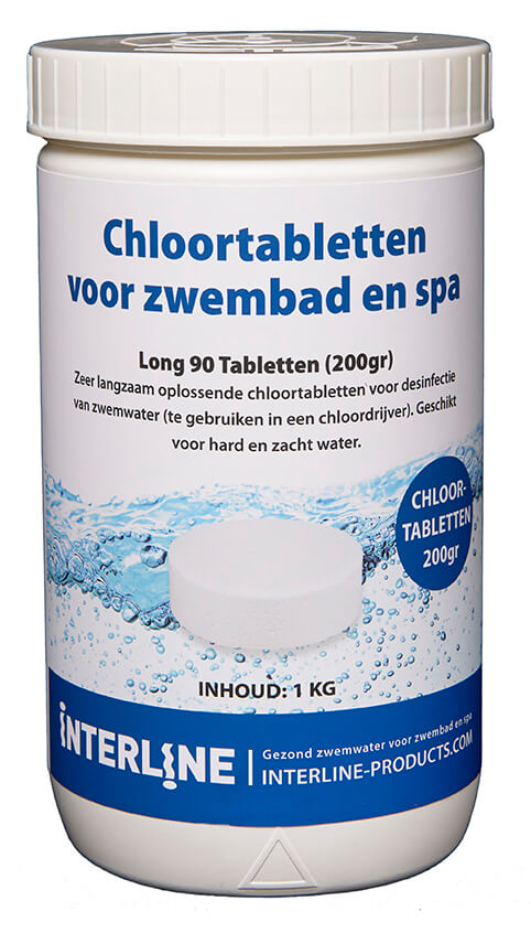 Interline -Chloort -Tablets Long90 200gram 1 kg