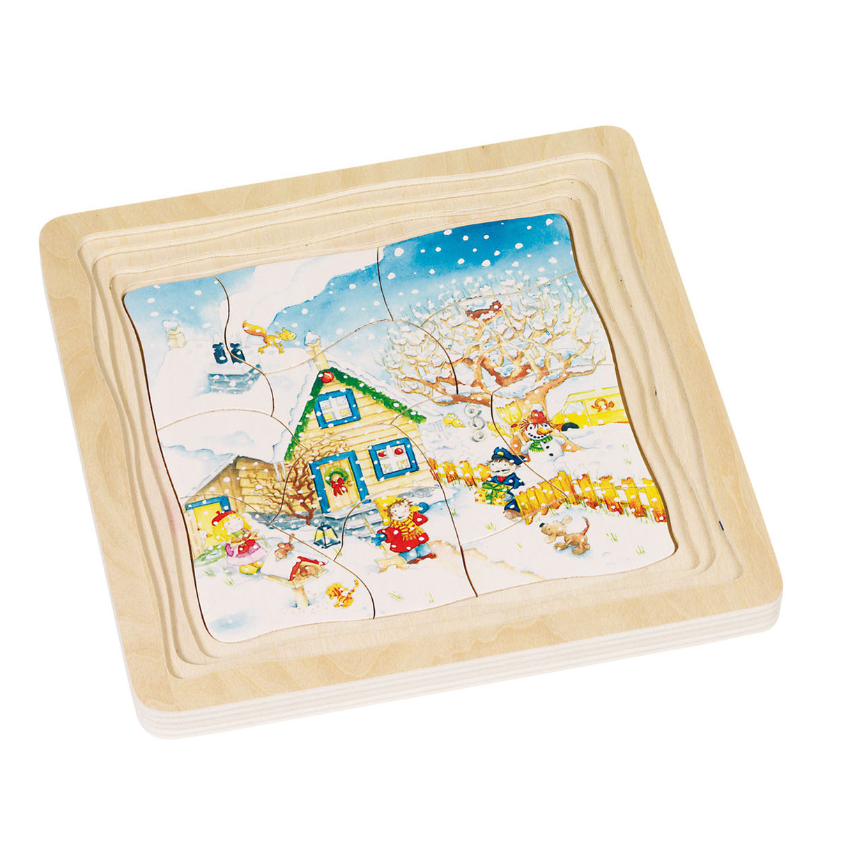 GOKI 4-vrstvá puzzle Seasons, 54st.