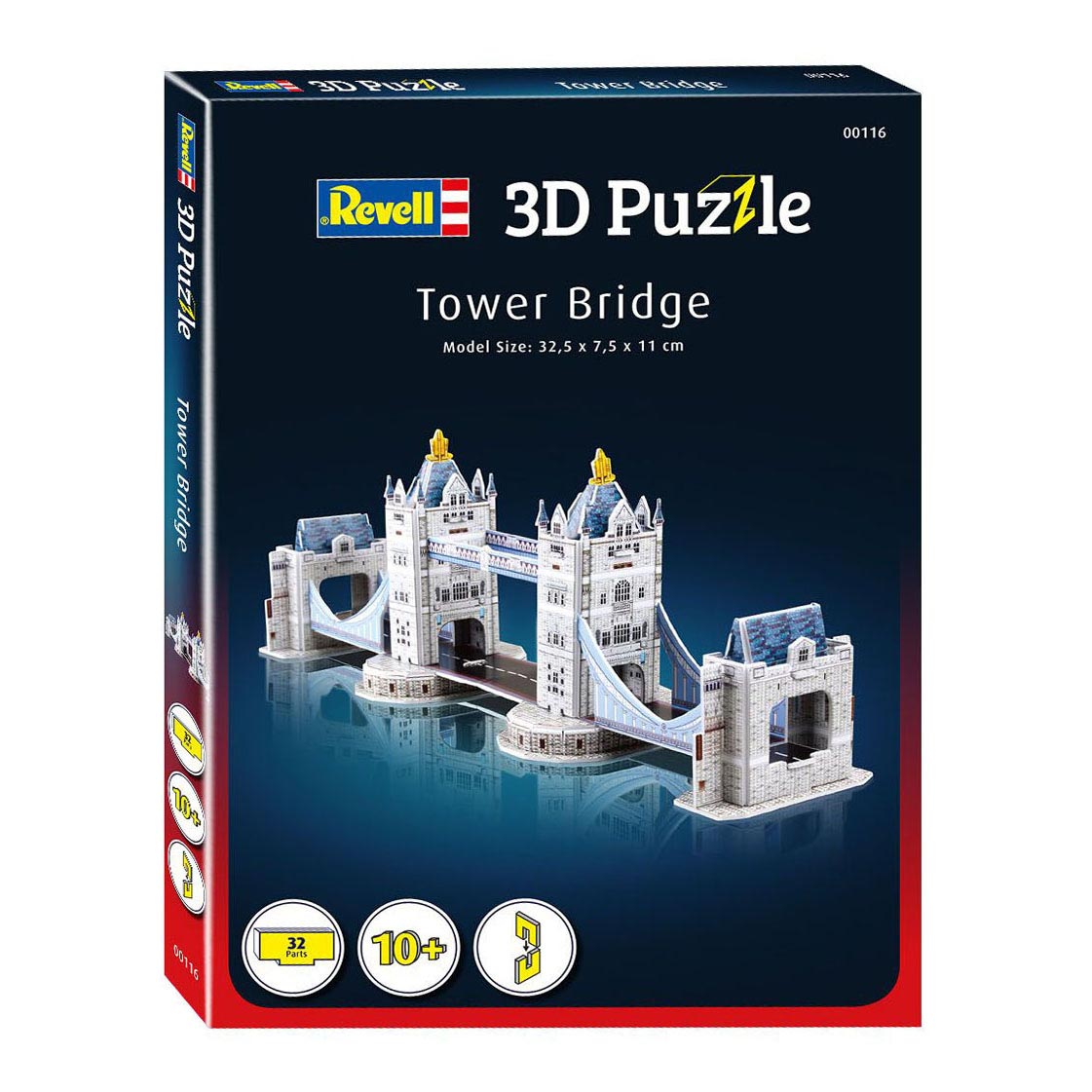 Paquete de Kitings de rompecabezas de Revell 3D - Tower Bridge