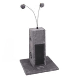 Flamingo Cat Miwwel Lada 35x33x68 cm Grau