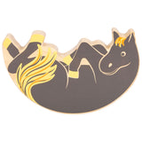 Piccole piede - Cavallo di gioco di bilanciamento in legno, 7dlg.