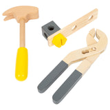 Piccole piede - Toolbox di legno 2in1, 28dlg.
