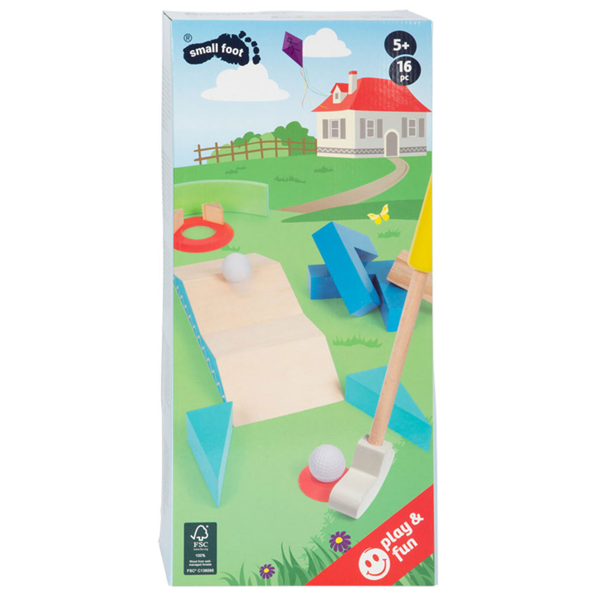 Kleiner Fuß - Holz Minigolf, 20dlg.