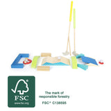 Kleiner Fuß - Holz Minigolf, 20dlg.