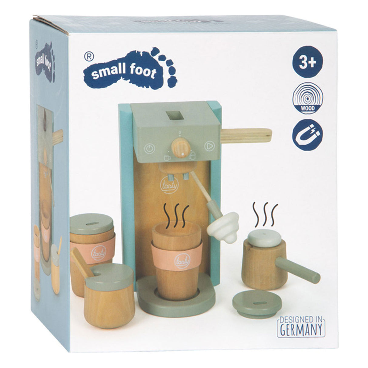 Petit jouet à pied baristaset savoureux
