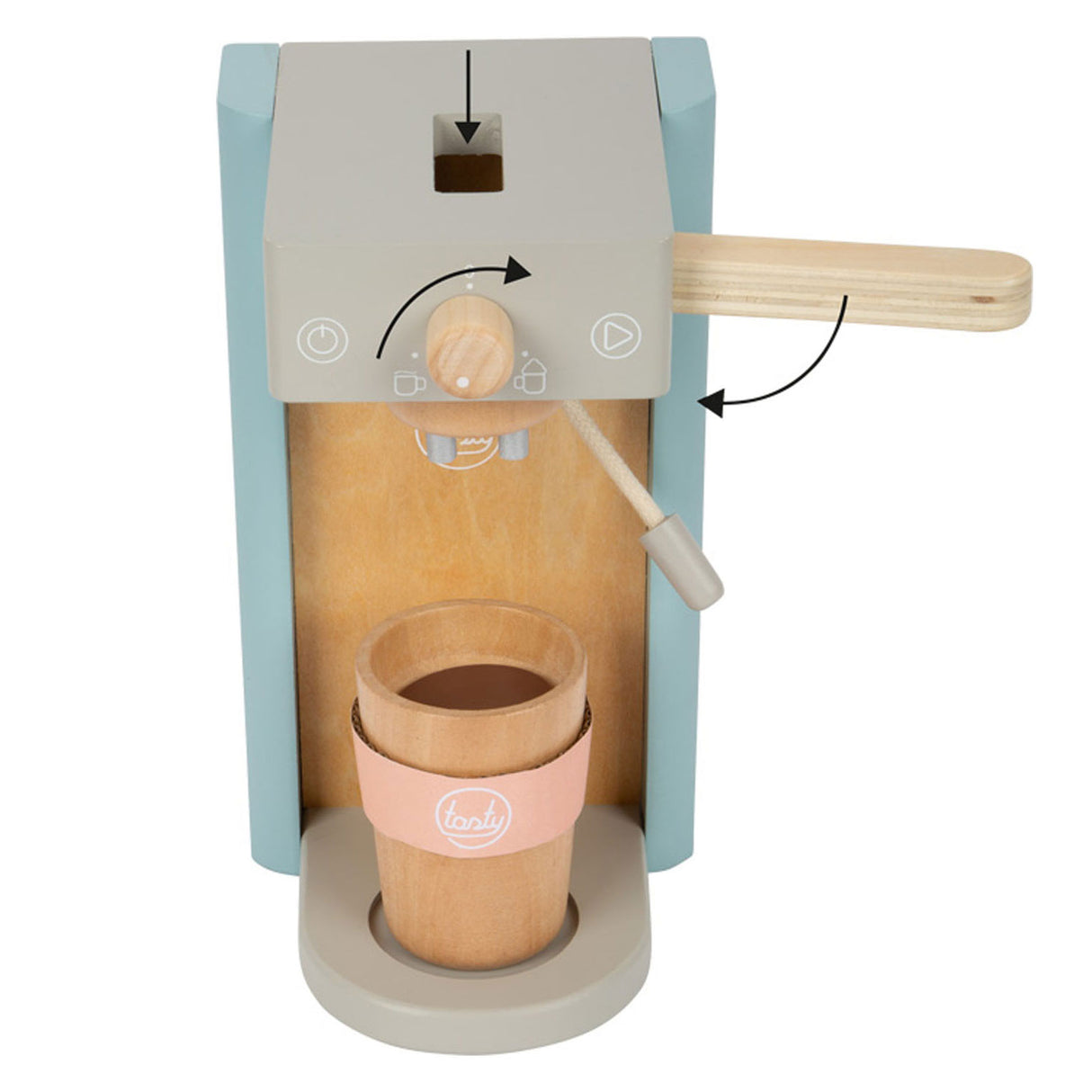 Petit jouet à pied baristaset savoureux