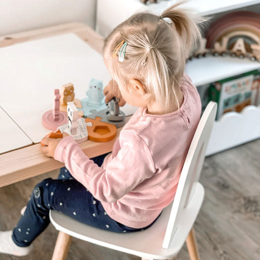 Malá noha dřevěná forma puzzle zvířata