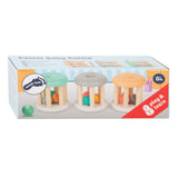Pastello a cricchetto per bambini in legno a piede piccoli, 3 °.