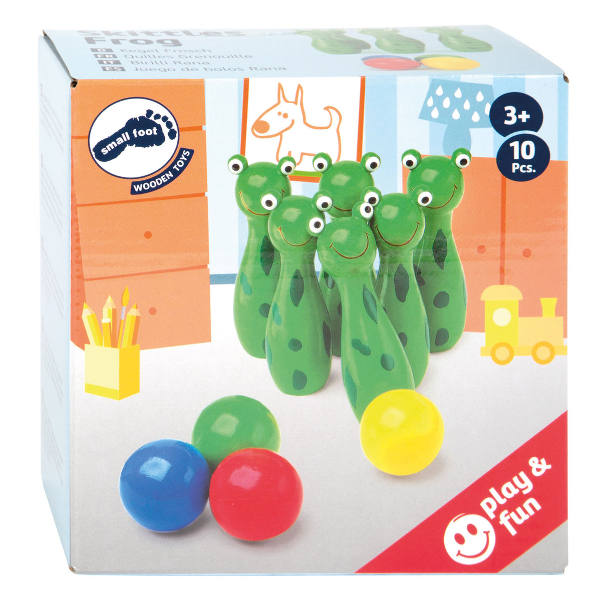 Klenge Fouss - hëlze Fross Wrapp Spill, 10dlg.