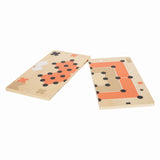 Lille fod Houten Solitaire og Molenspel Golden Edition