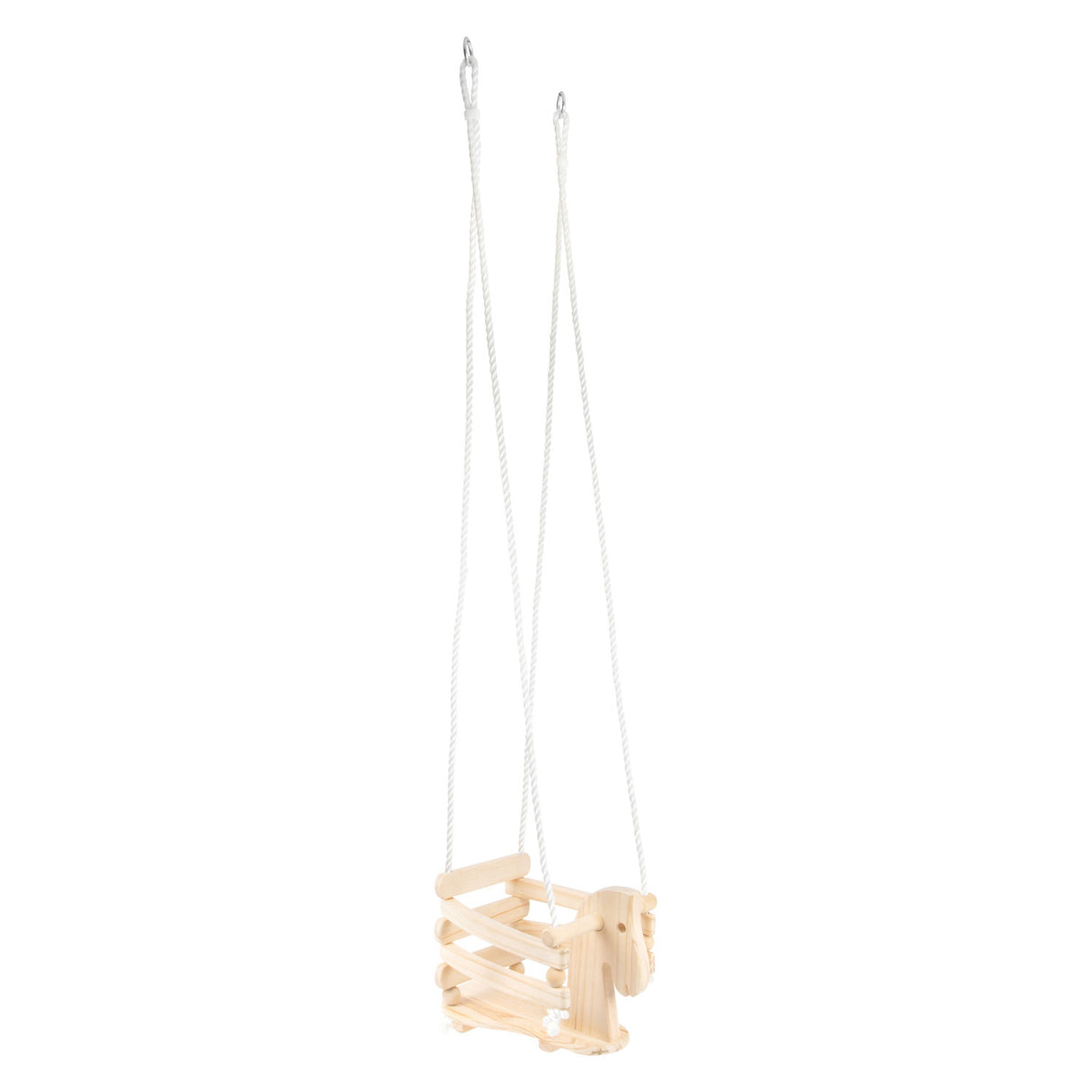Piccolo piede - swing a cavallo di legno, 140 cm