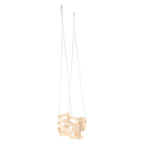 Piccolo piede - swing a cavallo di legno, 140 cm