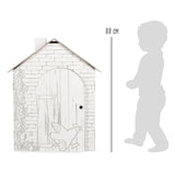 Kleng Fouss - Kartonboard Speelhuis Farm, 87x7x8cm
