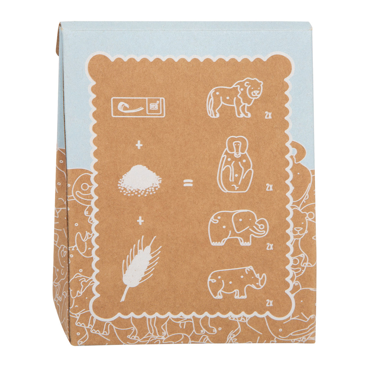 Small foot wooden playets animals crackers, 8dlg.