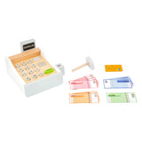 Petit pied - Caisse de jouets en bois avec accessoires, 15dlg.