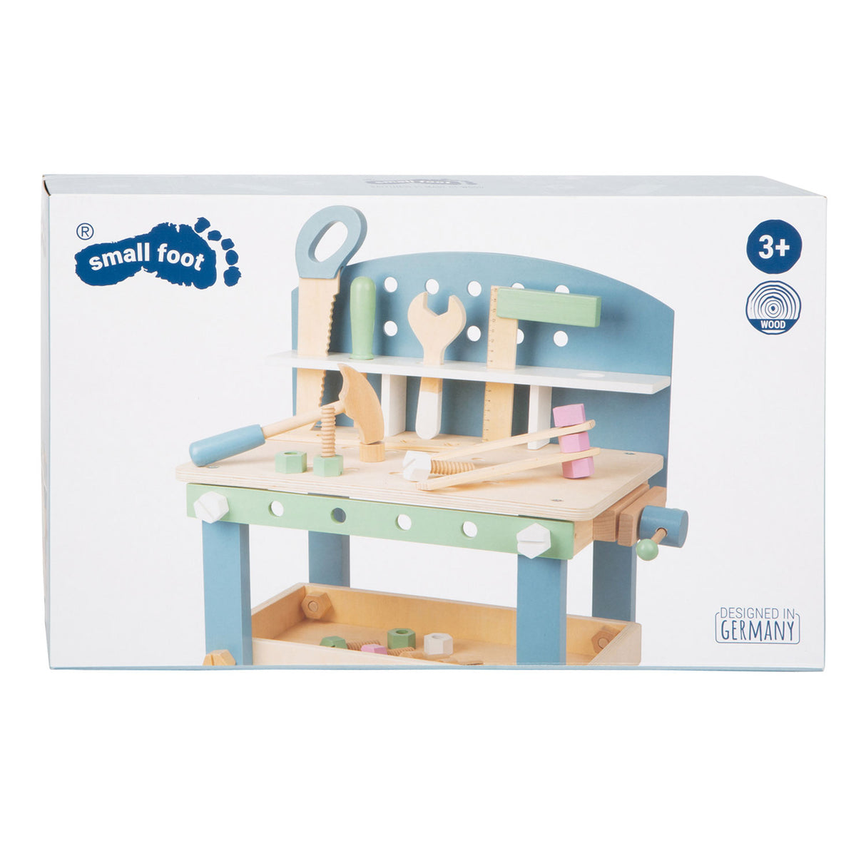Bandine di legno di legno a piede Nordic Compact, 22dlg.
