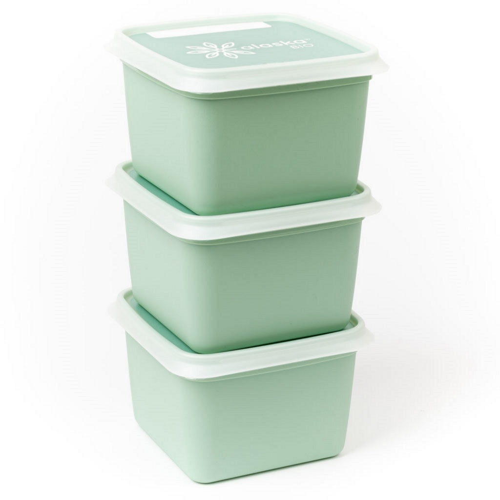 DBP Alaska Frozen Boxen Quadrat 0,75 l 3 Stück Minze grün