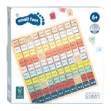 Small foot wooden calculation board add color, 100dlg.