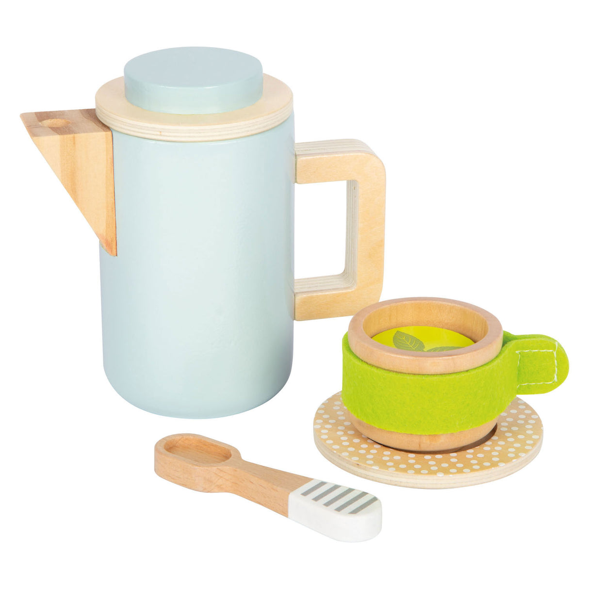 Kleiner Fuß - Holz Speelkeuken Kaffee und Tee -Set