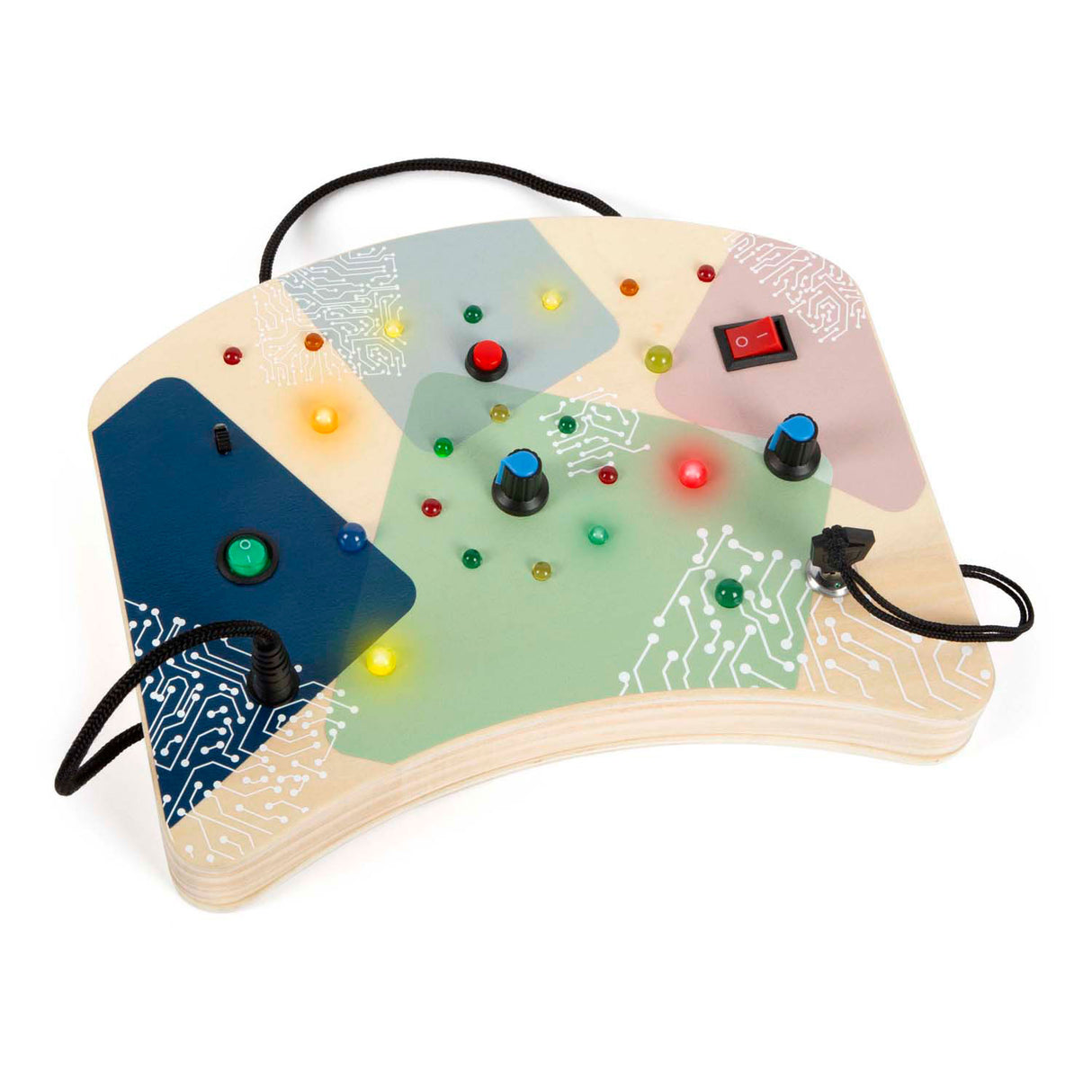 Small Foot - Wooden LED activity board with light and switches