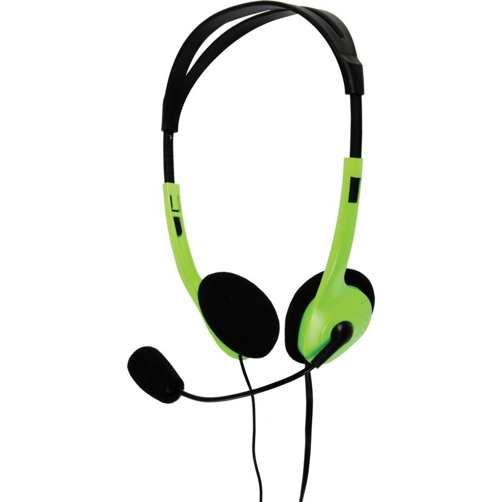 BasicXL BXL Headset1 stereo headset grøn sort