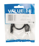 Valueline Valueline VLCP60570B02 USB 2.0 USB Micro B Mand USB En kvindelig adapterkabel 0,20 m sort