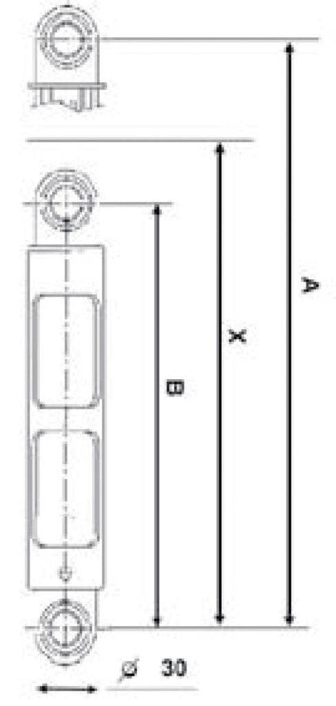 FixApart W1-05032 Amortisseur d'amortisseur de machine à laver 140N 8 mm