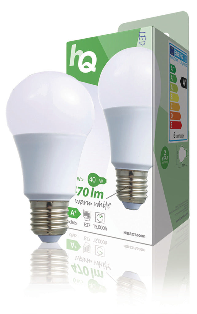 HQ LE27A60001 LECH LED A60 E27 6.5 W 470 LM 2 700 K