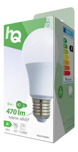 HQ LE27A60001 LECH LED A60 E27 6.5 W 470 LM 2 700 K