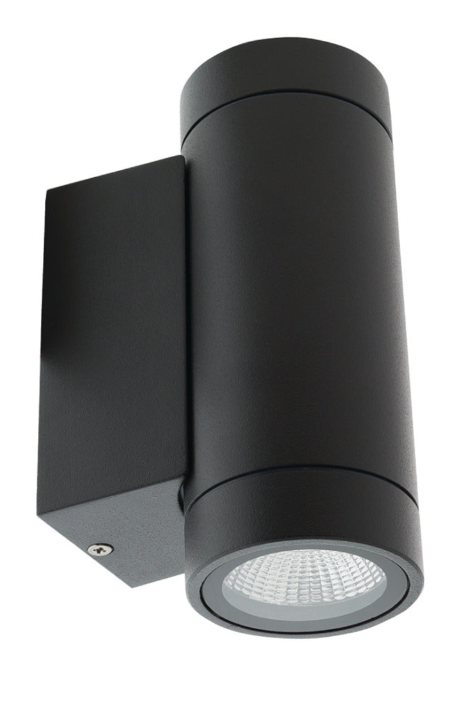 Lampa ścienna LED LEDWLOUT01 na zewnątrz 6 W 190 LM Czarna