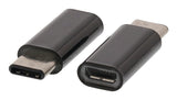 Valueline VLCP60910B USB 2.0 Adapter USB-C Mand-USB Micro-B Kvindelig sort