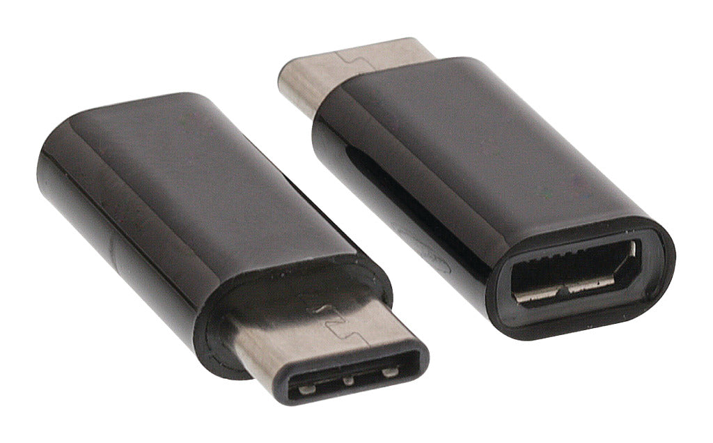 Valueline VLCP60910B USB 2.0 Adapter USB-C Mand-USB Micro-B Kvindelig sort