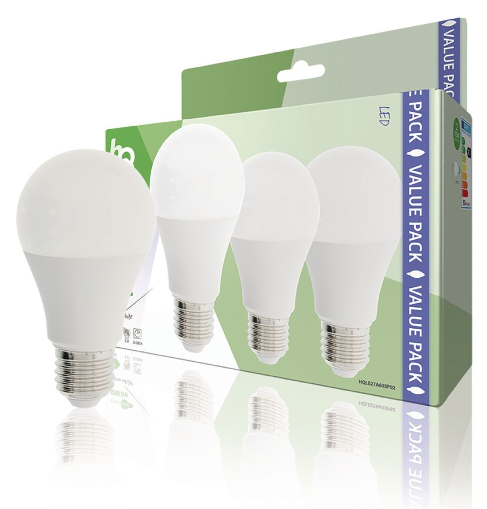 HQ LE27A603P02 LECH LED 3 piezas E27 A60 9 W 806 LM 2700 K