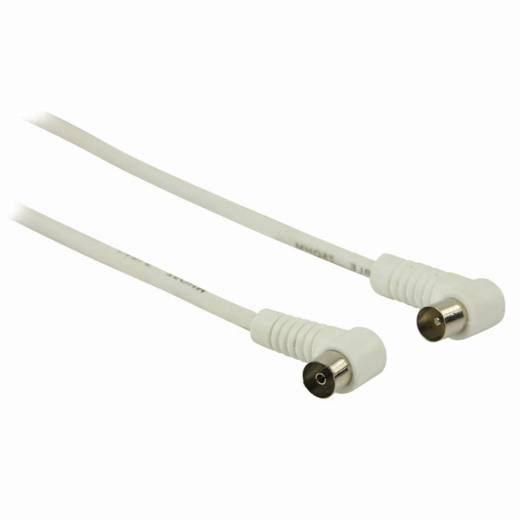 Nedis CSGP40100WT30 Coax Cable 90 dB IEC (Koax) Männlicher Haaks - IEC (Coax) Frau Mack 3,0 m Weiß