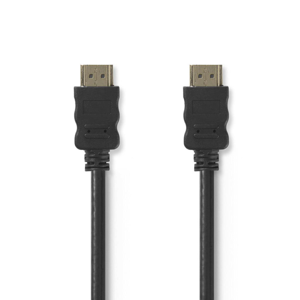 Nedis CVGT34000BK20 High Speed ​​HDMI-kabel med Ethernet HDMI Connector-HDMI Connector 2.0 m sort