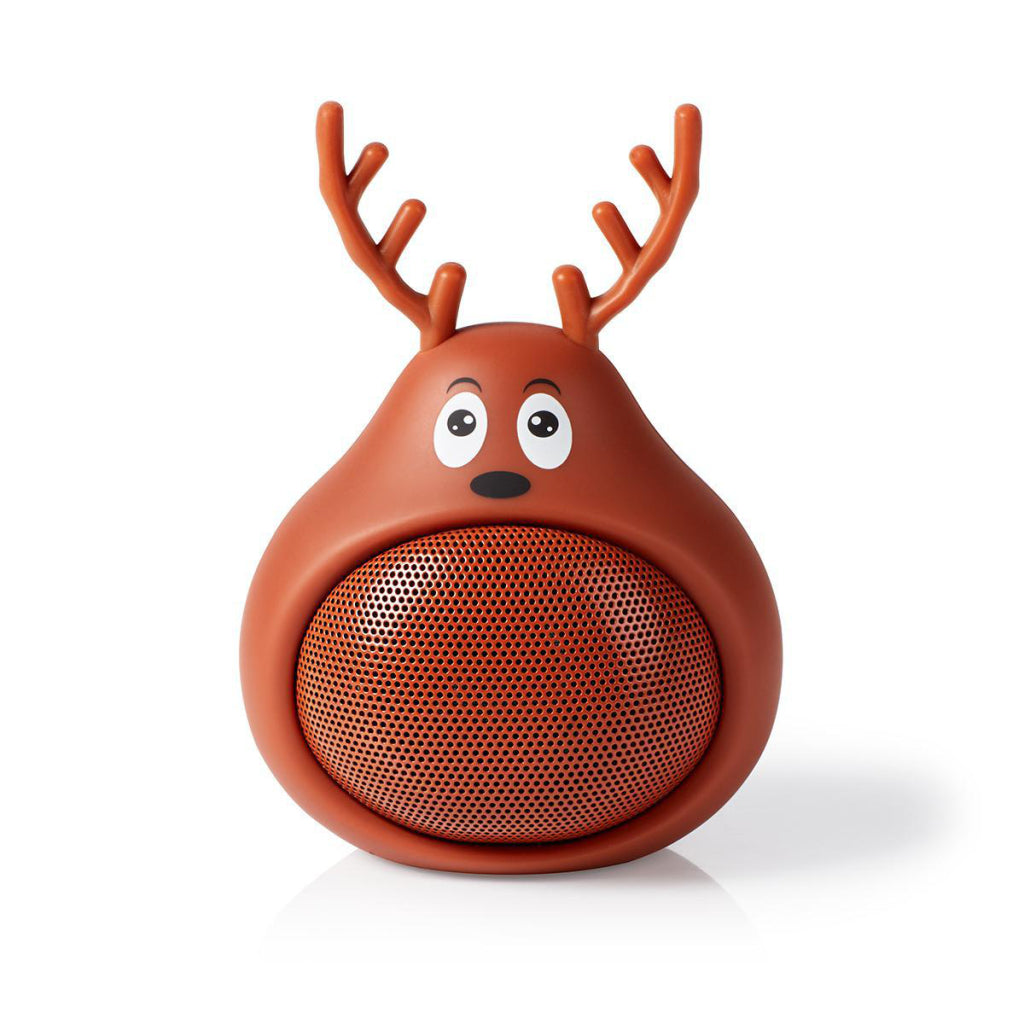 NEDIS SPBT4110BN Animaticks Bluetooth Głośnik 3 godziny gry w czasie Hands -Free Free Cally Rudy Reindeer