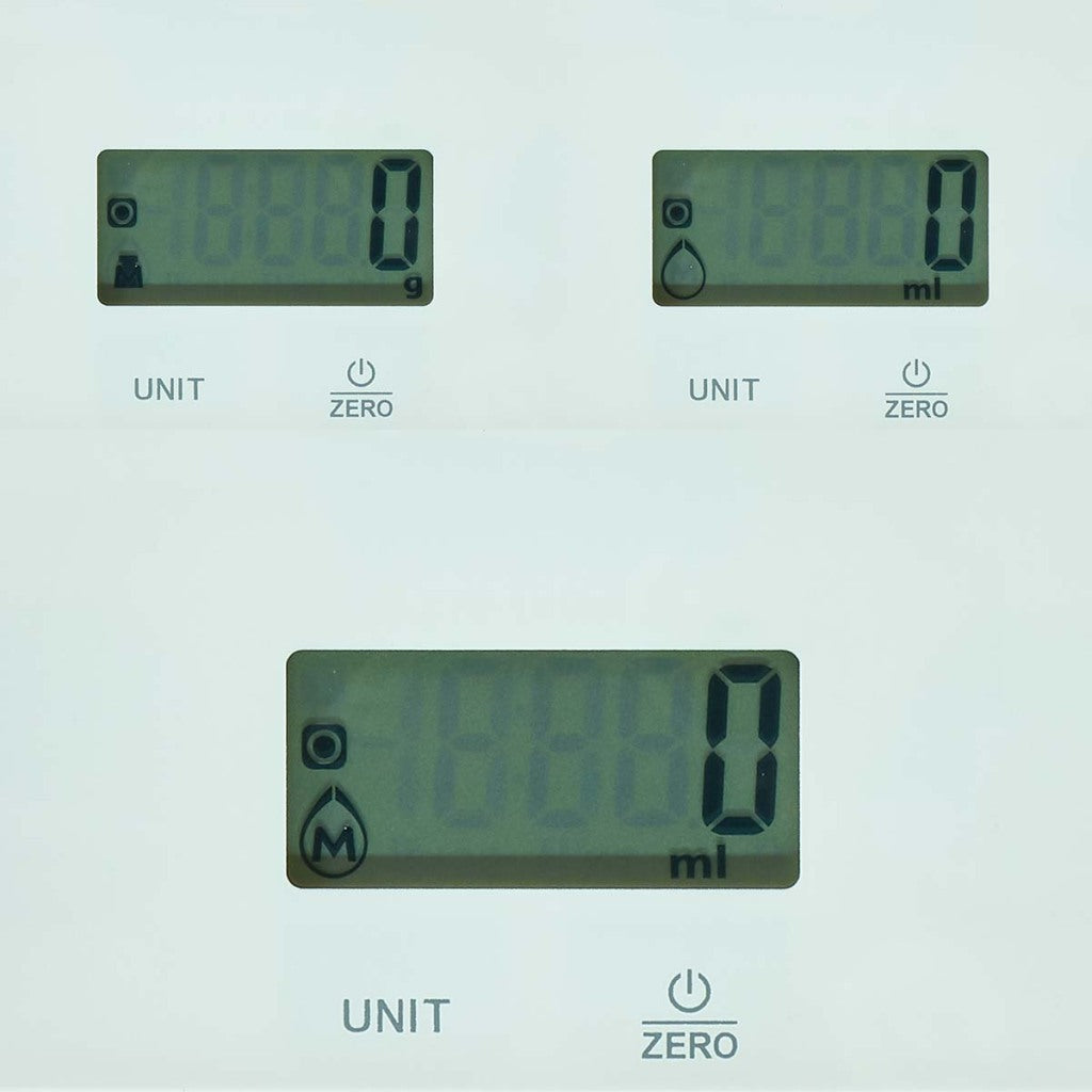 Nedis Kasc610WT Kitchen Scale Digital Glass Plastic White