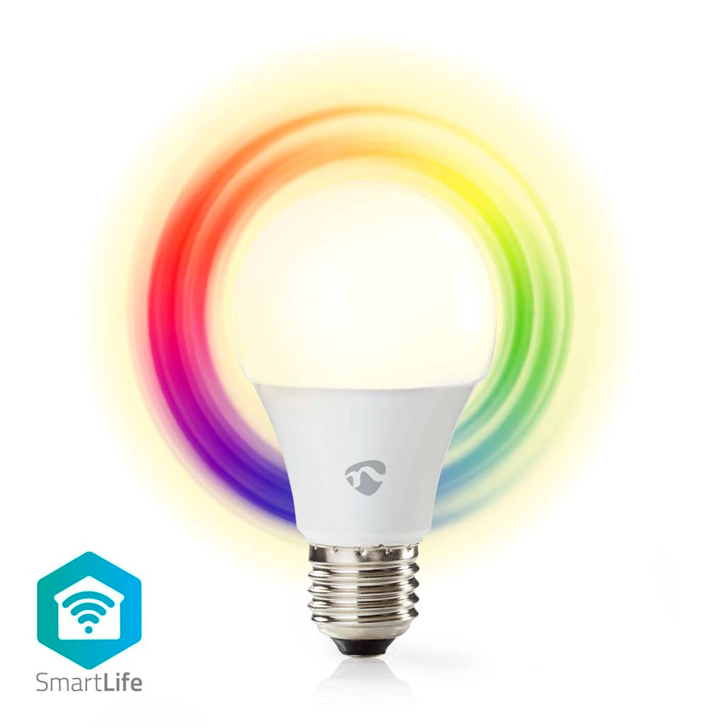Nedis WiFilrc10e27 SmartLife Multicolour Lamp Wi-Fi E27 806 LM 9 W RGB Varm til kølig hvid Android-handel; iOS Pear
