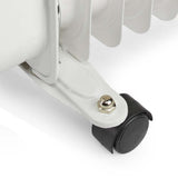 Nedis Htoi30WT7 Mobile Oil Radiator 600 900 1500 W 7 FINS Justerbar termostat 3 Varmeposisjoner OmvalvEventie Wit