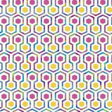 North Wall Noordwand Wallpaper Good Vibes Hexagon Pattern Pink And Yellow