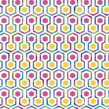 North Wall Noordwand Wallpaper Good Vibes Hexagon Pattern Pink And Yellow