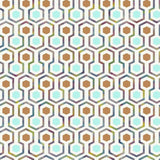 North Wall Noordwand Wallpaper Good Vibes Hexagon Pattern Green and Orange