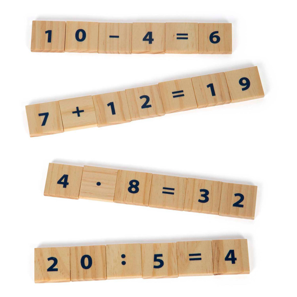 Small Foot - Wooden tenderer with calculation bars and calculation blocks set