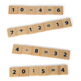 Small Foot - Wooden tenderer with calculation bars and calculation blocks set