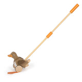 Small Foot - Wooden push figure duck with moving head
