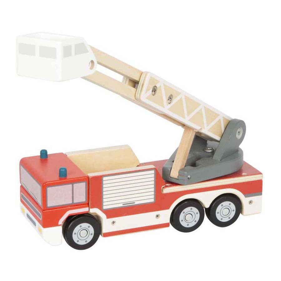 Klenge Fouss - Holzrouer Truck mat rotéierend Leeder
