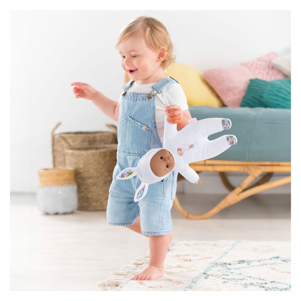 Corolle Mon Doudou Sweet Heart Babypop - králík bílý, 30 cm