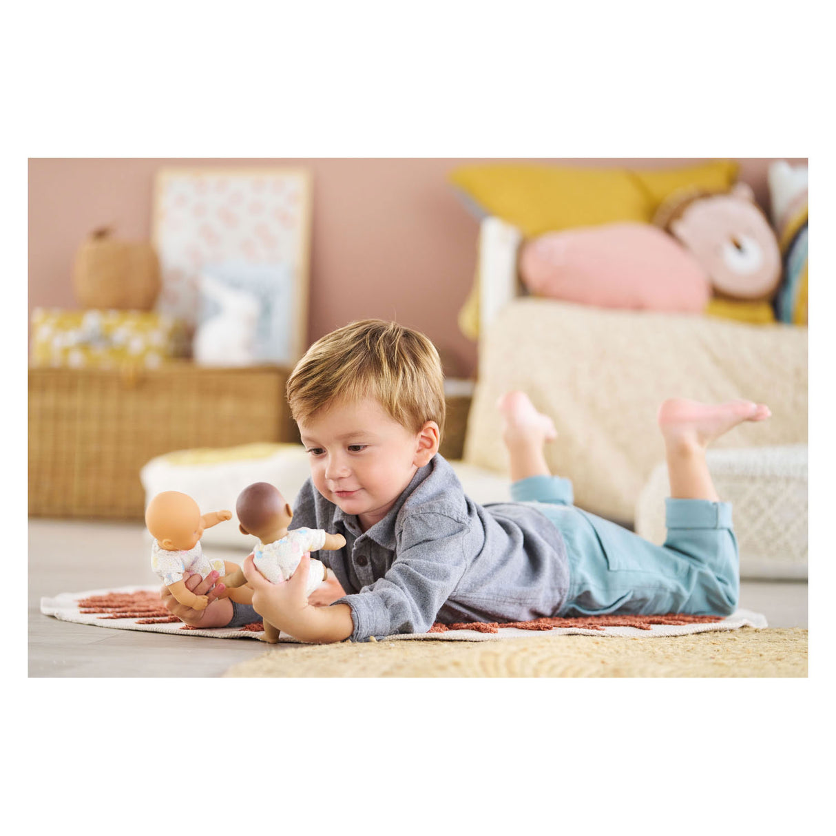 Corolle Mon Premier Poupon Mini Calin Babypop - zajčje modre oči, 20 cm
